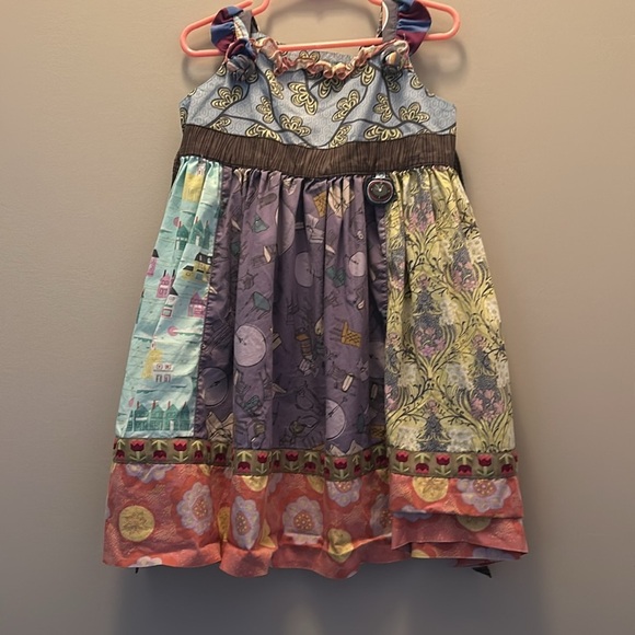 Matilda Jane Broadway Knot Character Counts Sleeveless Dress- size 6 - Picture 2 of 8